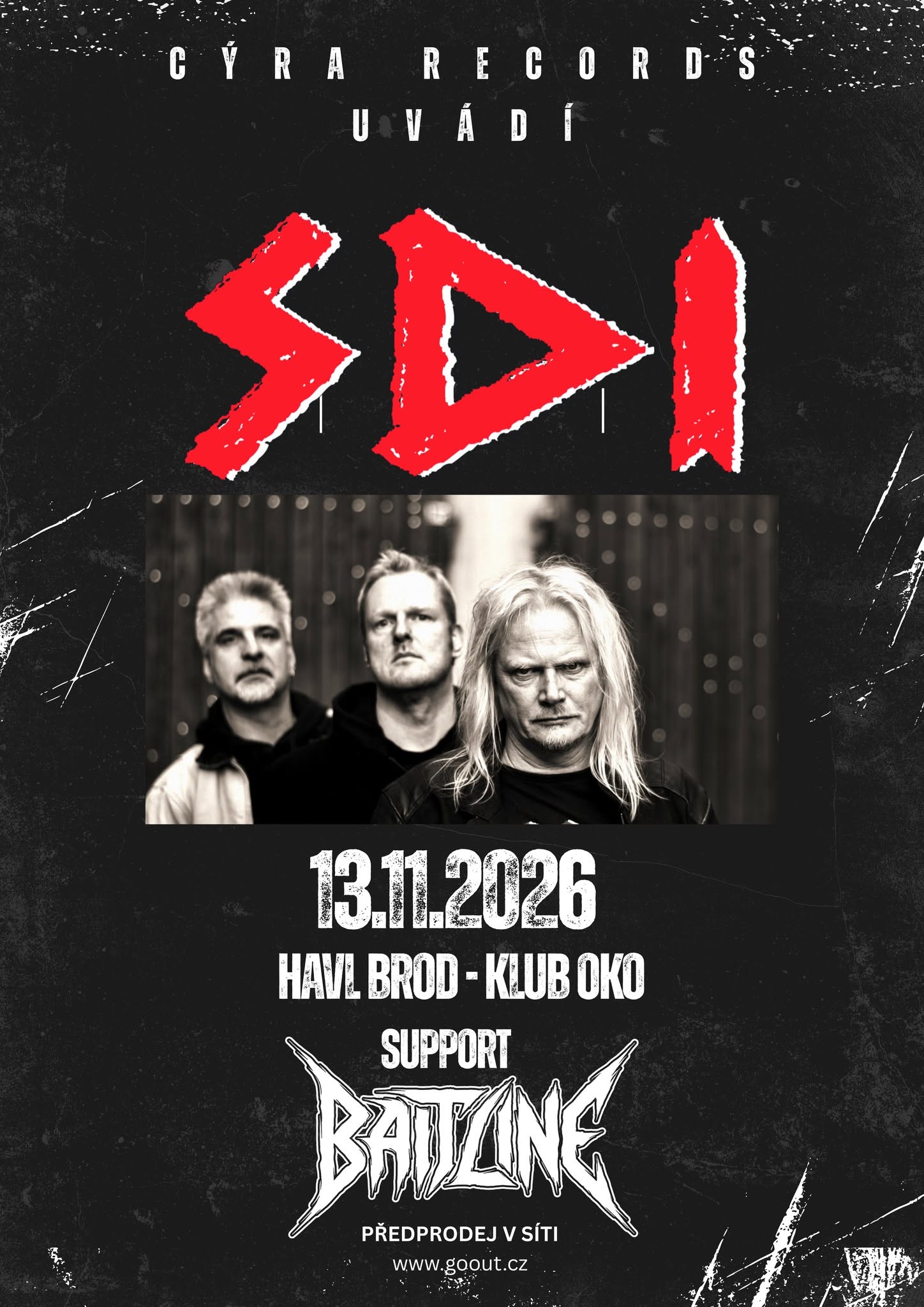 Koncert S.D.I. + support: Baitline